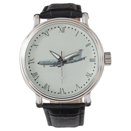 KC135A Stratotanker _ roman and minutes dial Watch