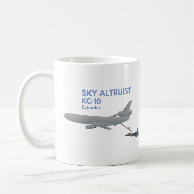KC-10 Airplane Refueling Coffee Mug (Left)