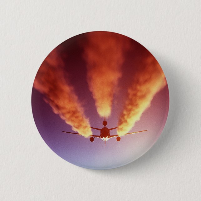 KC-10 refueling aircraft Pinback Button (Front)