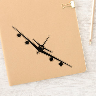KC-135 Front View Silhouette Sticker