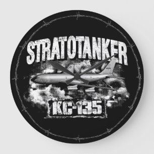 KC-135 Stratotanker Acrylic Wall Clock