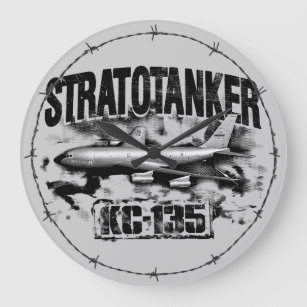 KC-135 Stratotanker Acrylic Wall Clock