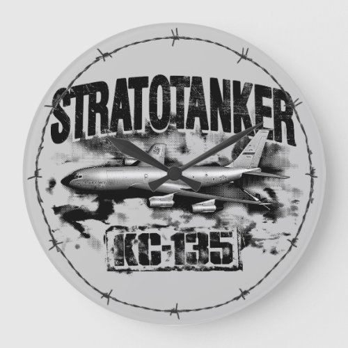 KC_135 Stratotanker Acrylic Wall Clock