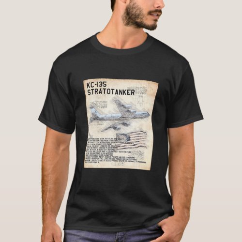 KC_135 Stratotanker Airplane USAF Aircraft Plane D T_Shirt
