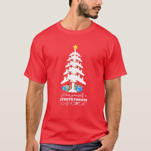 KC_135 Stratotanker Christmas Tree T_Shirt