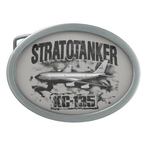 KC_135 Stratotanker Pewter Belt Buckle