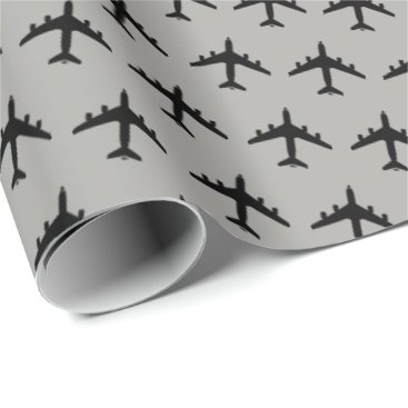 KC-135 Stratotanker Silhouette Pattern Wrapping Paper KC-135 Stratotanker Silhouette Pattern Wrapping Paper