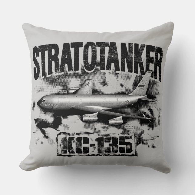 KC-135 Stratotanker Throw Pillow (Front)