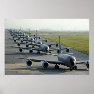 KC-135 Stratotankers Aircraft Poster