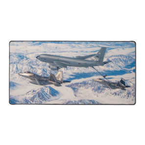 KC-135R STRATOTANKER and F-22A RAPTOR Desk Mat