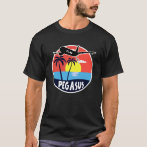 KC 46 Pegasus Vintage Tropical Sunset Air Refuelin T-Shirt