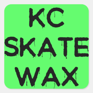 kc skate wax logo stickers