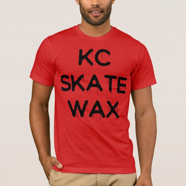 kc skate wax slippery tee (Front)