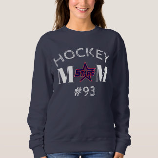 KC Stars - Hockey Mom (Dark) w/ Player Number Sweatshirt