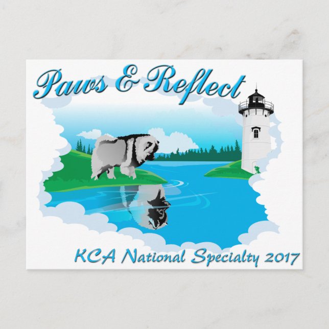 KCA National logo for dark backgrounds Postcard (Front)
