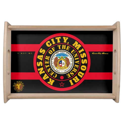 KCMOCOU KANSAS CITY MO COU b Serving Tray