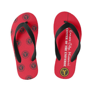KCMOCOU KANSAS CITY, MO (COU) R KID'S FLIP FLOPS