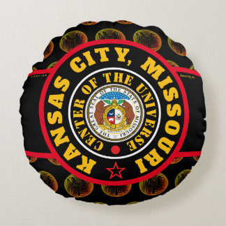KCMOCOU KANSAS CITY, MO (COU) ROUND PILLOW