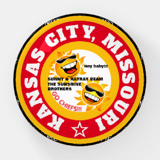 KCMOCOU SUNNY&RAYRAY KANSAS CITY, MISSOURI (COU) PAPERWEIGHT