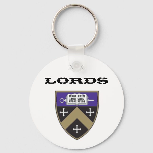 KCshield_3CU, LORDS, XXX Keychain (Front)