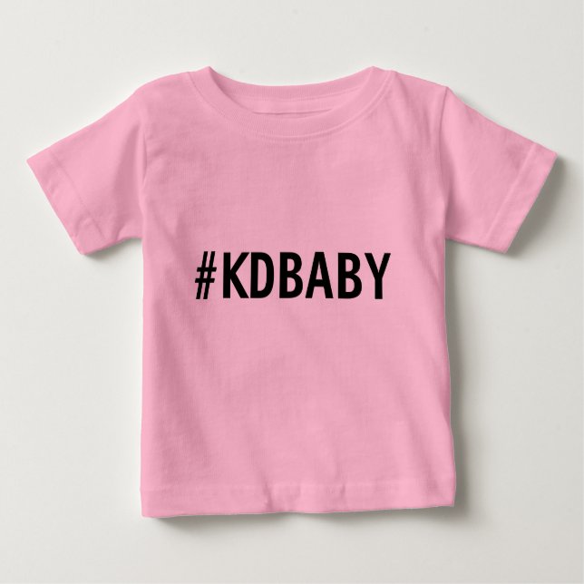 KD Baby Pink Tutu Baby T-Shirt (Front)