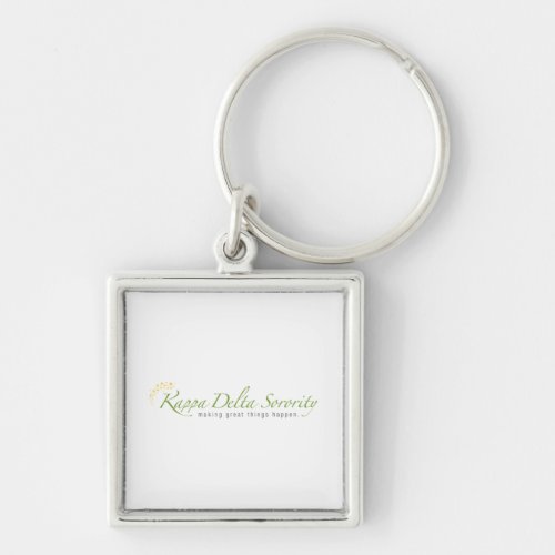 KD Sorority Logo Keychain