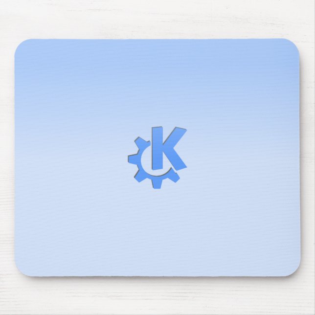 KDE Blue Mouse Pad (Front)
