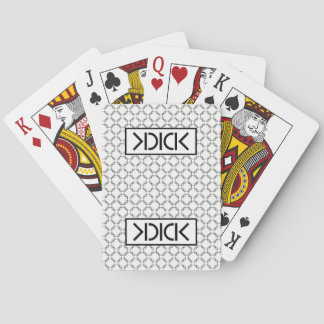 KDICK Black poker cards