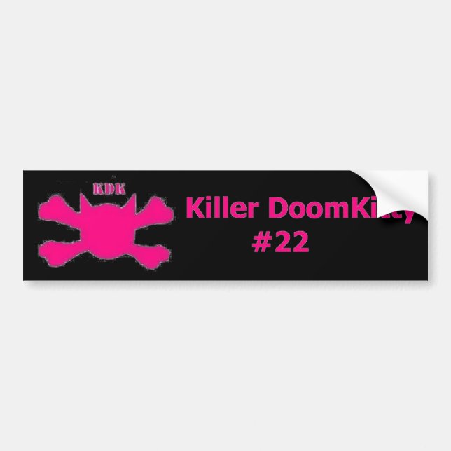 KDK, words1 Bumper Sticker (Front)