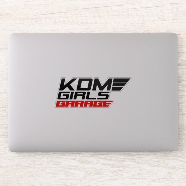 KDM GIRLS [RED] STICKER (Computer)
