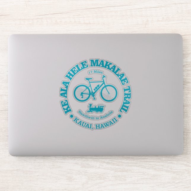 Ke Ala Hele Makalae Trail (cycling) Sticker (Computer)