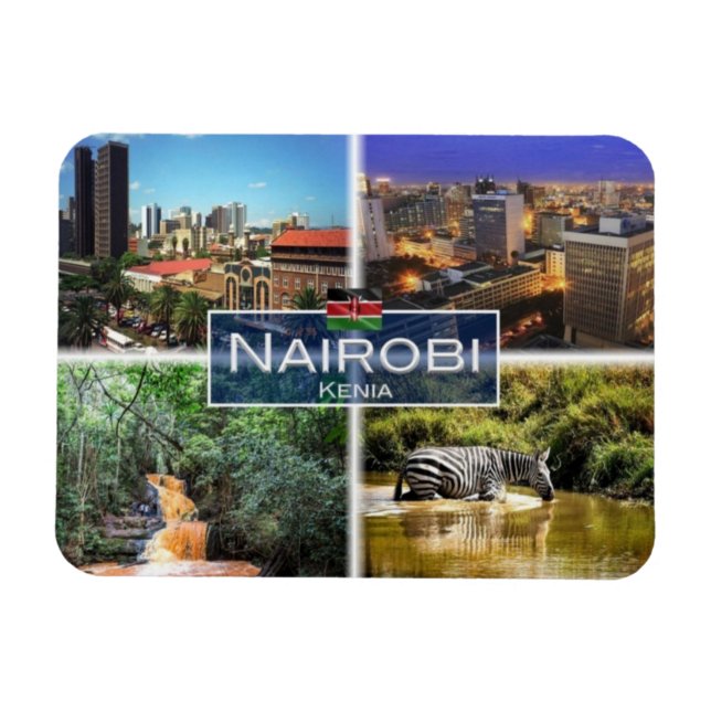 KE Kenia - Nairobi - Kenyatta Avenue - Magnet (Horizontal)