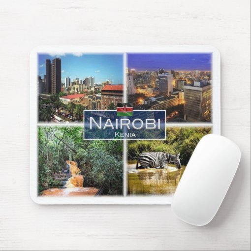 KE Kenya Nairobi Mouse Pad Zazzle