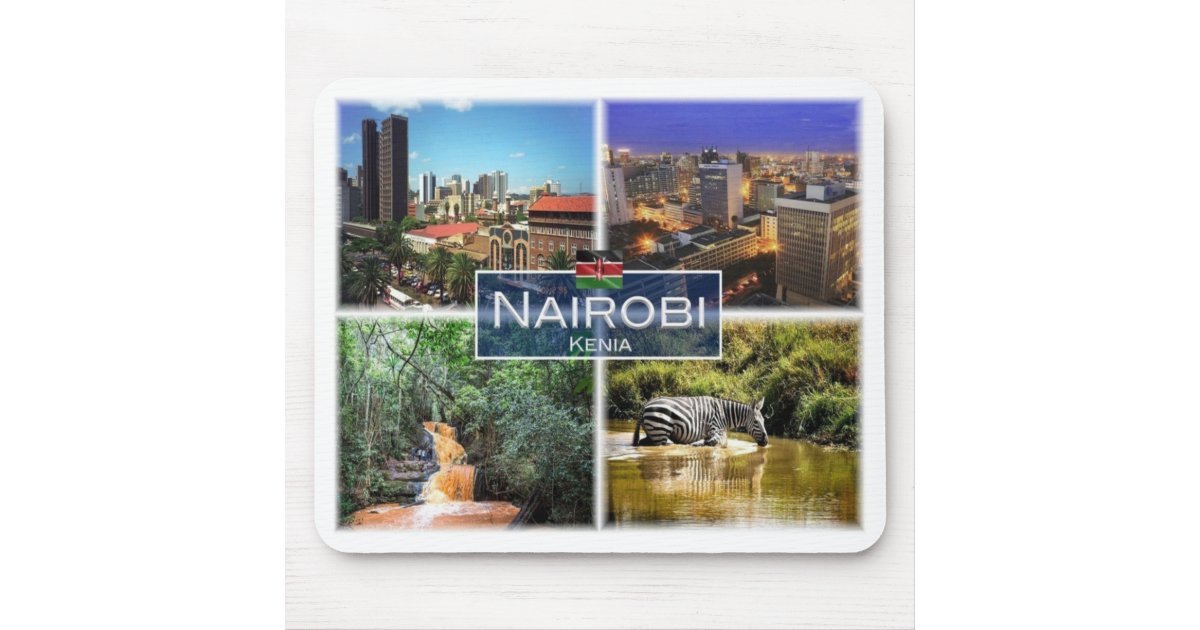 KE Kenya Nairobi Mouse Pad Zazzle