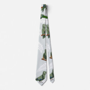 Kea Fern fronds Pattern Neck Tie