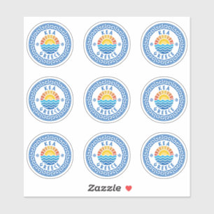 Kea Island, Greece Multiple Pack Sticker