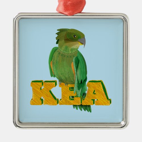 Kea Metal Ornament