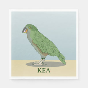 Kea New Zealand Bird Napkins