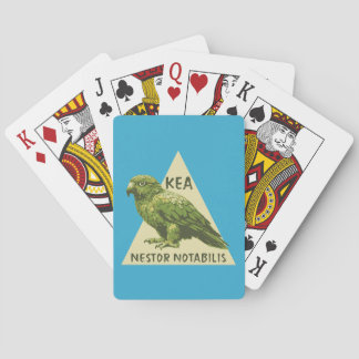 Kea New Zealand bird Poker Cards