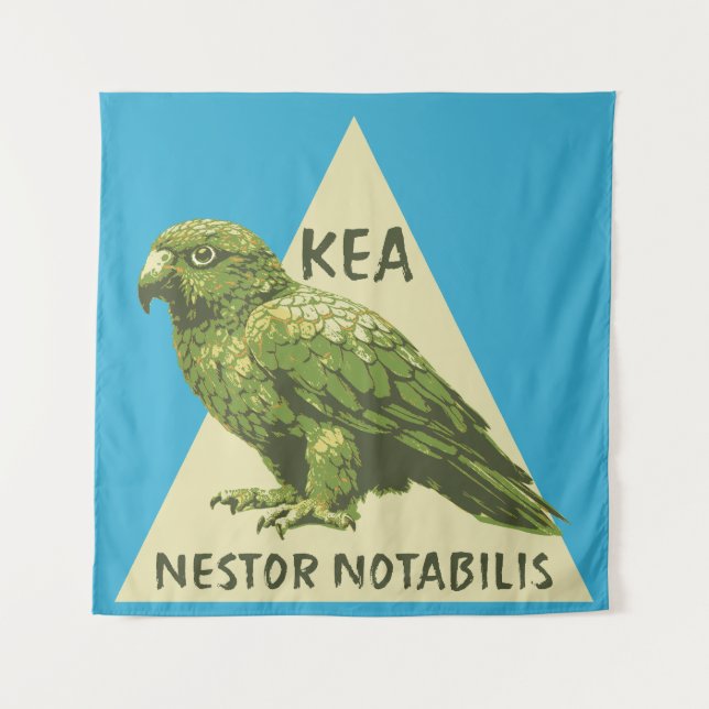 Kea New Zealand bird Tapestry (Front)
