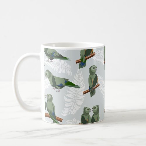 Kea New Zealand Native parrot pattern Coffee Mug