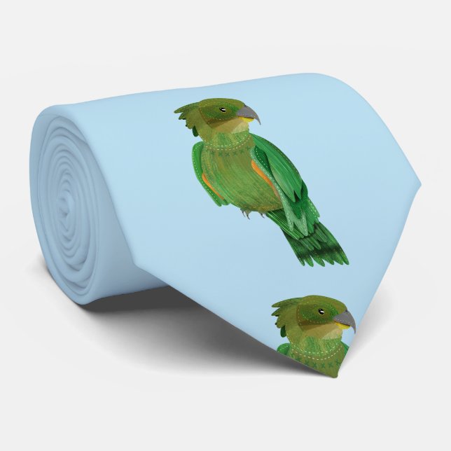 Kea NZ BIRD Neck Tie (Rolled)