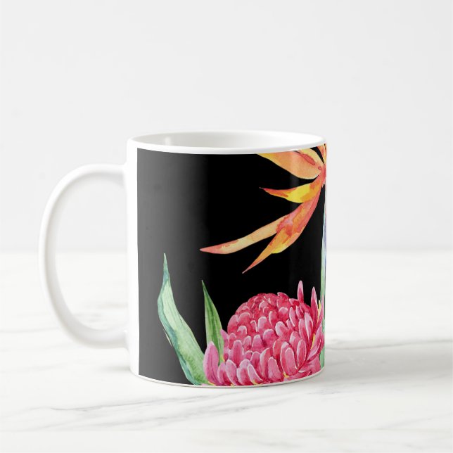 Kealoha- (black) coffee mug (Left)