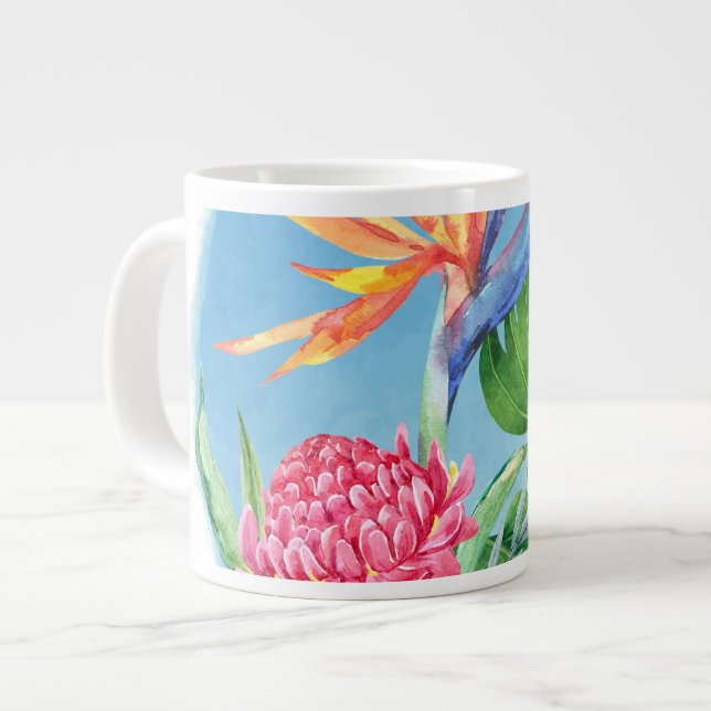 Kealoha- Blue Skies in paradise Giant Coffee Mug (Front Left)