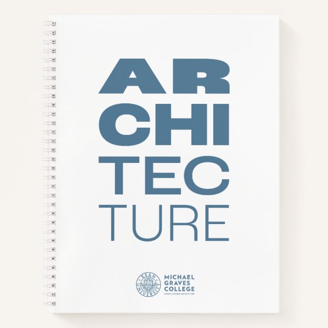 Kean MGC Architecture Spiral Notebook (Front)