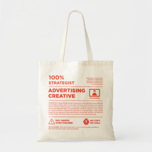 Kean MGC Graphic Design Care Label Tote Bag