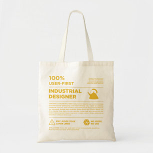 Kean MGC Industrial Design Care Label Tote Bag