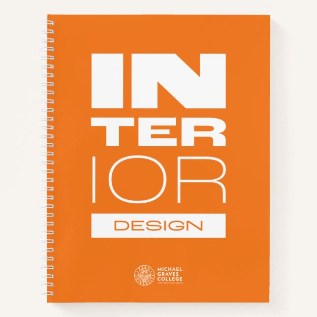 Kean MGC Interior Design Spiral Notebook (Front)