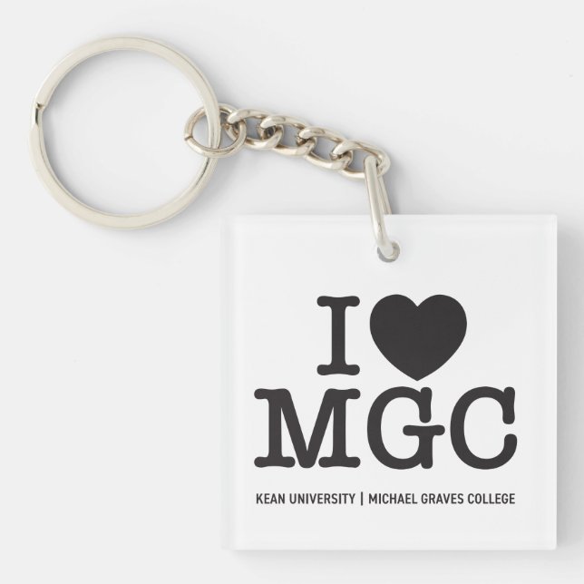 Kean MGC Michael Graves College Keychain (Front)