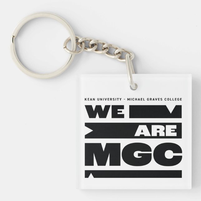 Kean MGC Michael Graves College Keychain (Front)